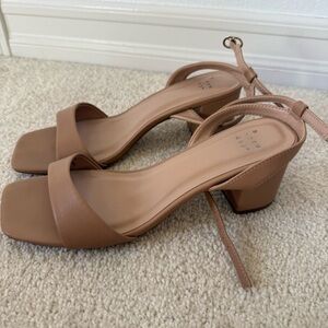 A New Day Target Beige Strappy Heels Size 9.5